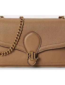 Cartera Bradley de piel granulada - Lauren Ralph Lauren - FashionsVida