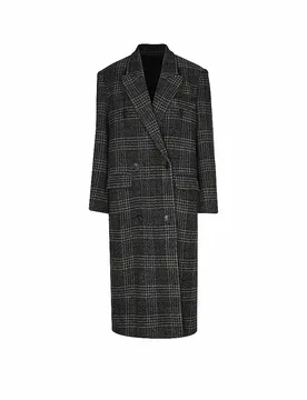 Abrigo de lana LEXANA gris 40 - Marant Etoile - FashionsVida