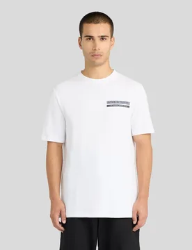 Men's TV Pixel Back Graphic T-Shirt White - Lyle & Scott - FashionsVida