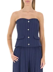 Top a fascia BLU NAVY L