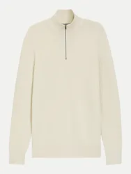 Black Pullover mit Troyerkragen H-Ulicio Beige XXL