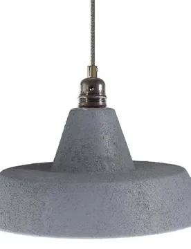 Cables Lampe Suspendue Avec Ampoule Textile Industrial Ceramics 1.2 M White Cement One Size - Creative - FashionsVida
