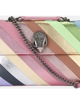 Bolso xxl kensigton en piel diferentes texturas - Kurt Geiger - FashionsVida