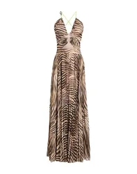 Maxi-Kleid Damen Kamel 36 Damen
