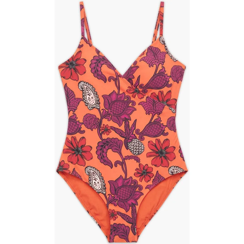 Bañador de mujer efecto control y plus size con aro y foam - Gisela - FashionsVida