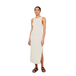 Vestito Midi Senza Maniche Tb8276 White Sand XS