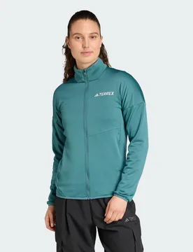 Giacca Terrex Xperior Climawarm Light Fleece XS Preloved Teal - Adidas - FashionsVida