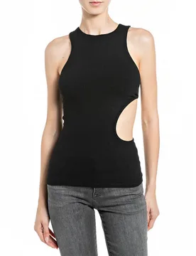 Canotta W382 .000.2007 Black 2XS - Replay - FashionsVida