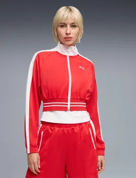Chaquetas Casual de Mujer T7 Pique Relaxed Cropped - Puma - FashionsVida