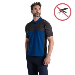 Polo NosiLife Avro, blau/anthrazit l
