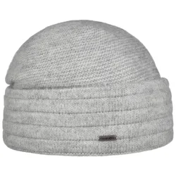 Sarona Mohair Knit Beanie by - grey - Damen - Size: One Size