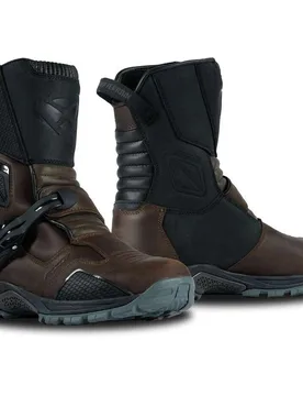 Scarpe Moto Adventure KLAY WP Marrone Nero taglia 45 - Ixon - FashionsVida