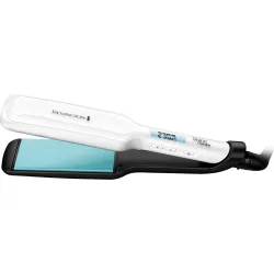 Plancha de Pelo Shine Therapy S8550 con placas anchas, cerámica recubierta de aceite de argán y temperatura de hasta 235°C