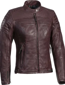 Giubbotto Donna Moto In Pelle Custom SPARK Lady Bordeau taglia S - Ixon - FashionsVida