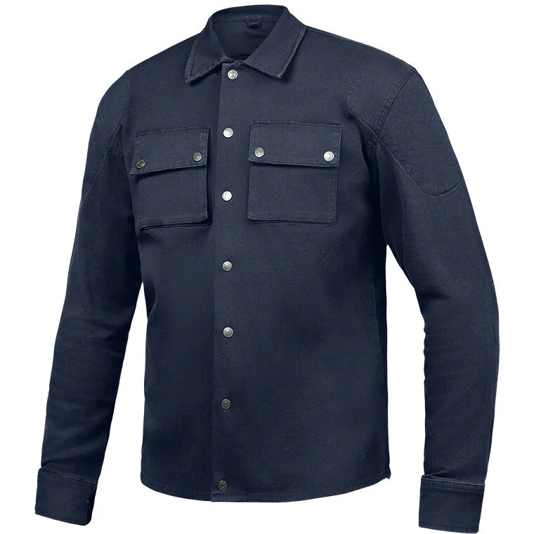 Camicia Moto Casual SETTLER Navy taglia M - Ixon - FashionsVida