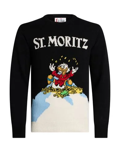 Pullover Hombre Negro S Hombre - MC2 SAINT BARTH - FashionsVida