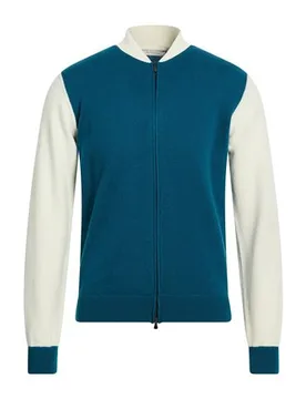 Strickjacke Herren Aquamarin 48,56 Herren - FILIPPO DE LAURENTIIS - FashionsVida