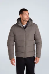 Mens Tech Down Mid Weight Jacket - Green
