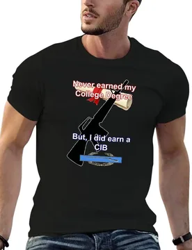 Never Earned a College Degree... T-Shirt t shirts for man pack cotton funny t shirts cotton T-Shirt - Aliexpress - FashionsVida