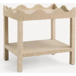 Mesa auxiliar de rafia Kent