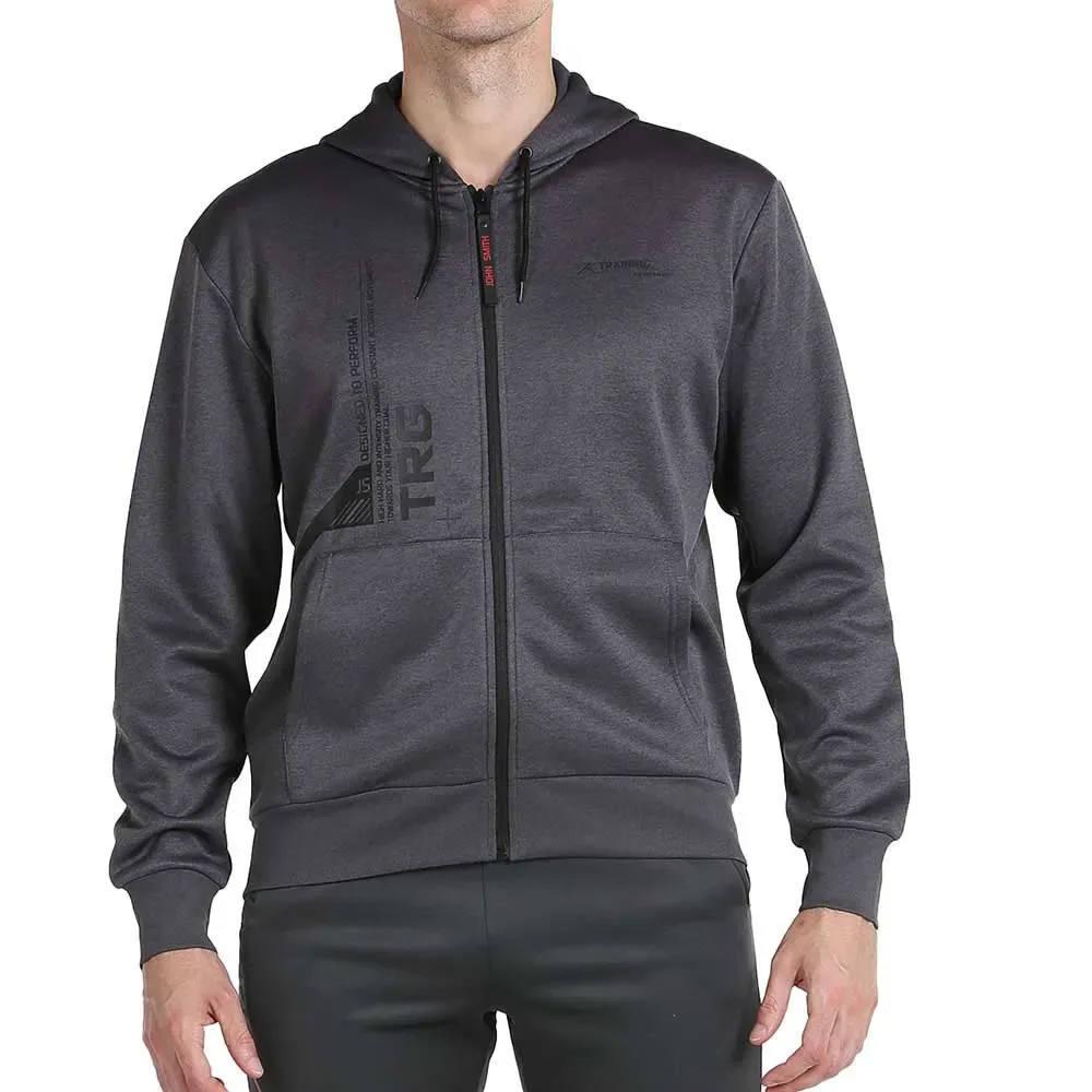 Felpa Con Zip Comba Fabricololor Anthracite M - John Smith - FashionsVida