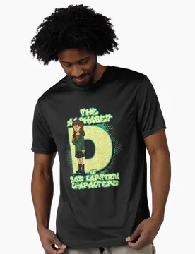 Letter D 0331 Retro Sick sad world Daria tv show Gift t shirt 90s Nostalgia cartoon MTV Graphic Clothes 100% cotton Y2K clothing - Aliexpress - FashionsVida