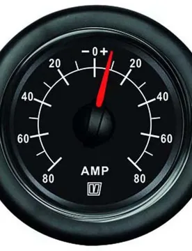 Ammeter 80a 12-24v Black 52 mm unisex - VETUS - FashionsVida