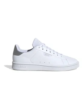 Sneakers bianche con dettaglio argento in materiale riciclato Urban Court 38 - Adidas - FashionsVida