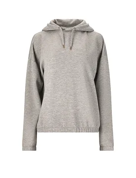 Sudadera con capucha de fitness Namier para mujer gris claro 40 - Athlecia - FashionsVida