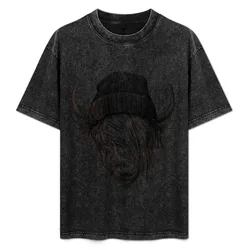 Highland cattle T-Shirt Quick Dry Sports Short Sleeve Tee