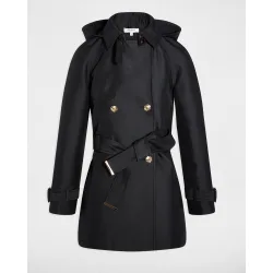 Gabardina de mujer midi con capucha