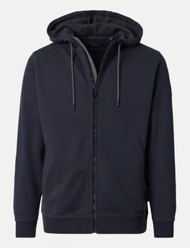 Sweatjacke mit Kapuze Blau XL - Casamoda - FashionsVida