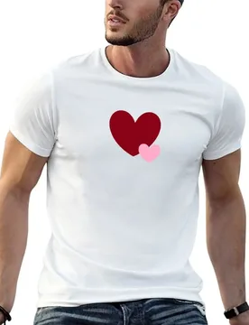Cute Little Hearts T-Shirt Relaxed Casual Short Sleeve Tee - Aliexpress - FashionsVida