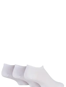 Pair White Bamboo Trainer Socks with Smooth Toe Seams Men's 6-11 Mens - - White - Size: 7-11 Mens - SockShop - FashionsVida
