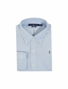 Chemise Slim Fit bleu XL - Ralph Lauren - FashionsVida