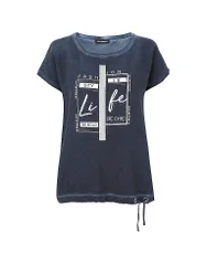 T-Shirt bleu marine 40