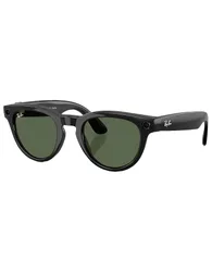 Lunettes de soleil connectées - Ray-Ban META Headliner - Gen 2 Shiny Black/G15 Green - Noir