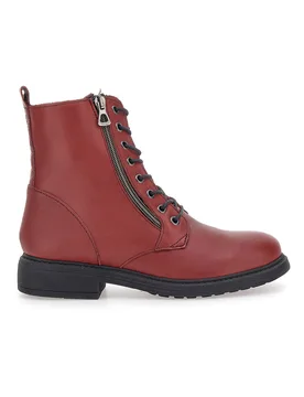 Anfibi bordeaux con cerniera laterale 4532385 40 - PITTARELLO GLAM - FashionsVida