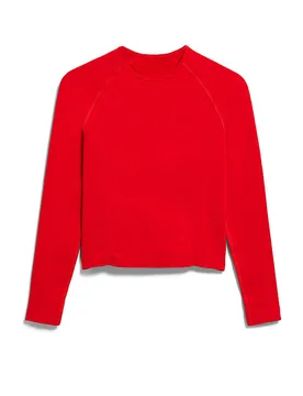 Maglietta Donna Seamless rosso S - Armedangels - FashionsVida