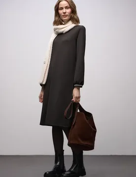 Jersey-Kleid female Braun - Street One - FashionsVida