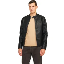 Veste En Cuir Caleb Black M