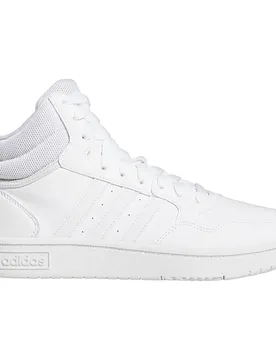 Baskets Hoops 3.0 Mid Ftwr White / Ftwr White / Dash Grey EU 37 1/3 - Adidas - FashionsVida