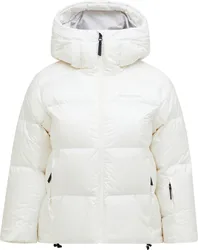 Isolierende Daunen-Skijacke W Glissade Down Jacket Offwhite für Damen Größe M Weiß