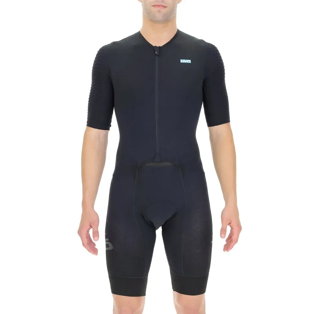 Tuta Da Gara A Maniche Corte Integrated Black / Black - Uyn - FashionsVida