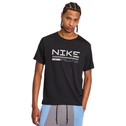 Miler Men T-Shirts - Black - Size M - Poly Jersey - Black - Size: Medium