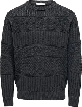 Only & Sons - Jerséis de hombre con estructura regular fit - Only & Sons - FashionsVida