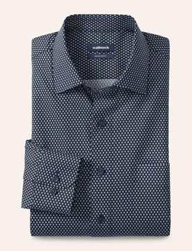 Extraglatt-Hemd Kent-Kragen, Regular Fit, Farbe Blau, 39, reine, bügelfreie Baumwolle Kent-Kragen Herren - Walbusch - FashionsVida