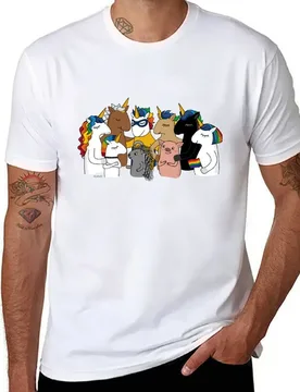 Diversity Unicorns T-Shirt man t shirts graphic men t shirt cotton 100% T-Shirt - Aliexpress - FashionsVida
