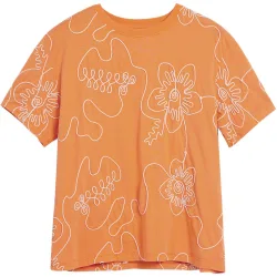Camiseta de mujer bordados flores