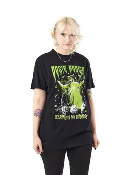 Unisex Short Sleeved T-Shirt Black Official Merch Size: Medium - Black - Size: M - Disney - FashionsVida